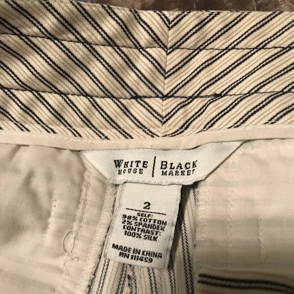 Casual Pinstriped Pants